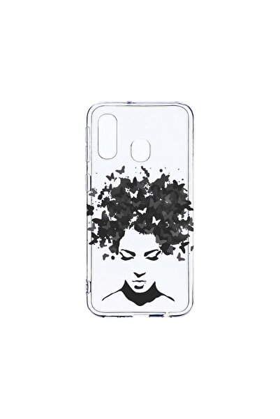 bestcase Διαφανής Θήκη Σιλικόνης 2MM, Συμβατή με Samsung Galaxy A40, Woman BW...
