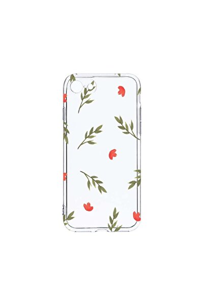 bestcase Διαφανής Θήκη Σιλικόνης 2MM, Συμβατή με Apple iPhone SE 2, Λουλούδια...