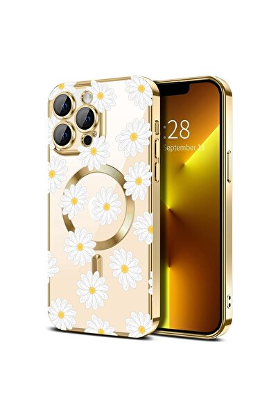 bestcase Πολυτελής Θήκη MagSafe, Συμβατή με Apple iPhone 16 Pro, Λευκά Μαργαρ...