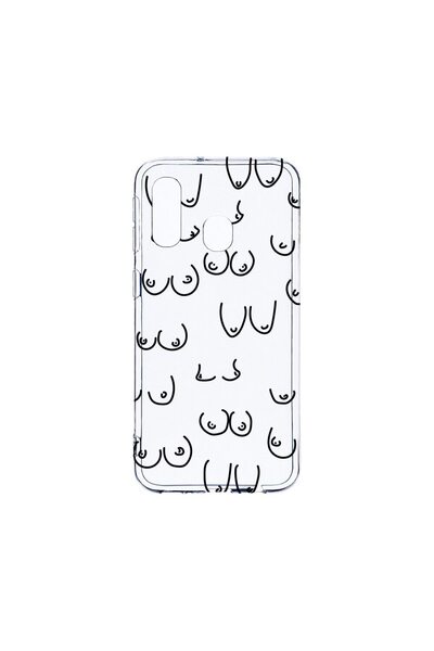 bestcase Διαφανής Θήκη Σιλικόνης 2MM, Συμβατή με Samsung Galaxy A40, Σχέδιο μ...