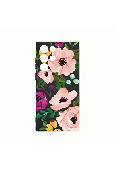 bestcase Θήκη Σιλικόνης, Συμβατή με Samsung Galaxy S22 Ultra, Παστέλ Λουλούδι...
