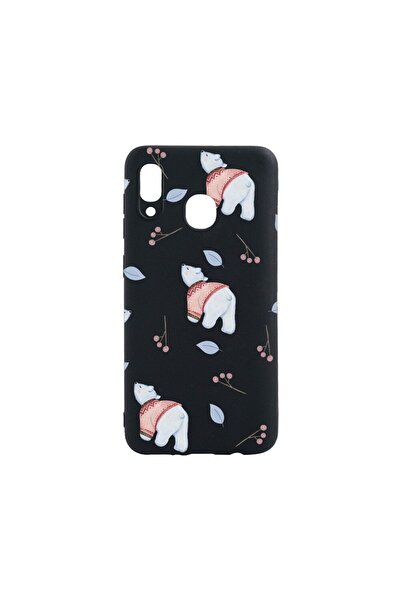 bestcase Λεπτή Θήκη Σιλικόνης 0.8MM, Συμβατή με Samsung Galaxy A40, Σχέδιο Πα...