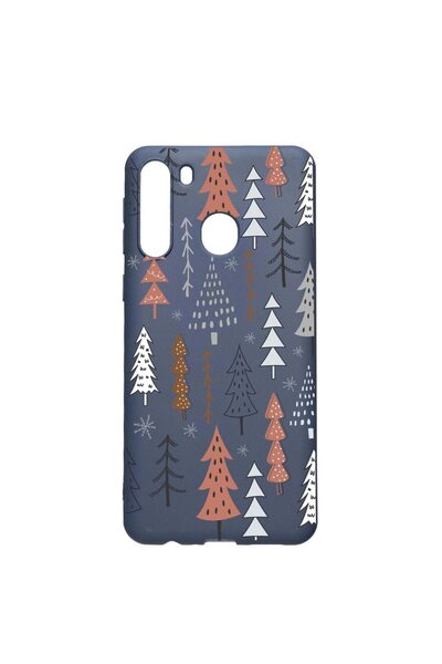 bestcase Θήκη Σιλικόνης Συμβατή με Samsung Galaxy A21, Χριστουγεννιάτικο Δέντ...
