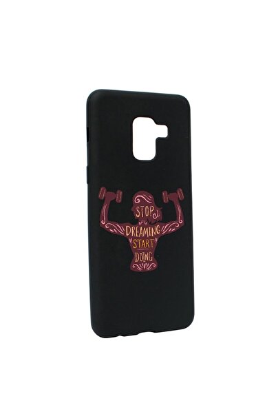 bestcase Силиконов калъф, съвместим със Samsung Galaxy A5 2018, Стил  "Стоп Д...