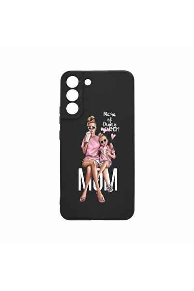 bestcase Θήκη Σιλικόνης, Συμβατή με Samsung Galaxy S21, Μαμά-Κορίτσι, Μαμά το...