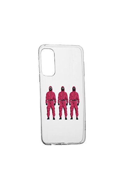 bestcase Θήκη σιλικόνης συμβατή με Samsung Galaxy A52s 5G, Squid Game - Μάσκα...