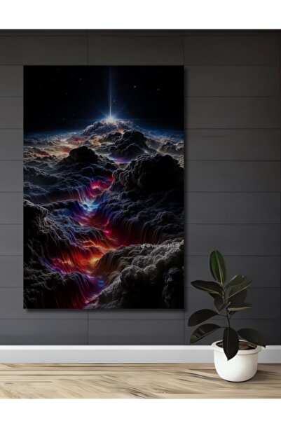 Teona Ahşap Ψηφιακό Ξύλινο Διακοσμητικό Τραπέζι Τέχνης Νεφελώματος για Σπίτι,...