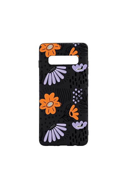 bestcase Θήκη Σιλικόνης Συμβατή με Samsung Galaxy S10 Plus, Λουλούδια - Παστέ...
