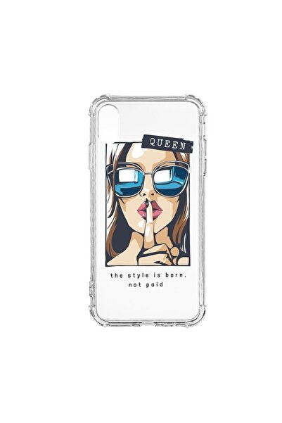 bestcase Αντικραδασμική Θήκη Σιλικόνης, Συμβατή με Apple iPhone XR, Queen, Αν...