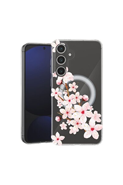 bestcase Θήκη για Samsung Galaxy S24 FE, MagSafe Αντικραδασμική, Ανθισμένο Λο...