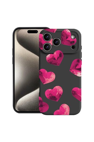 bestcase Husă pentru Apple iPhone 17 Pro Max cu design cu model inimioare, si...
