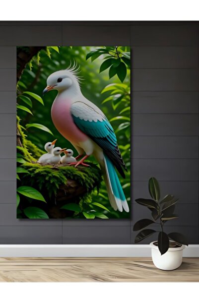 Teona Ahşap Ξύλινη Διακοσμητική Ζωγραφική σε Φωλιές Περιστεριών για Σπίτι, Εί...