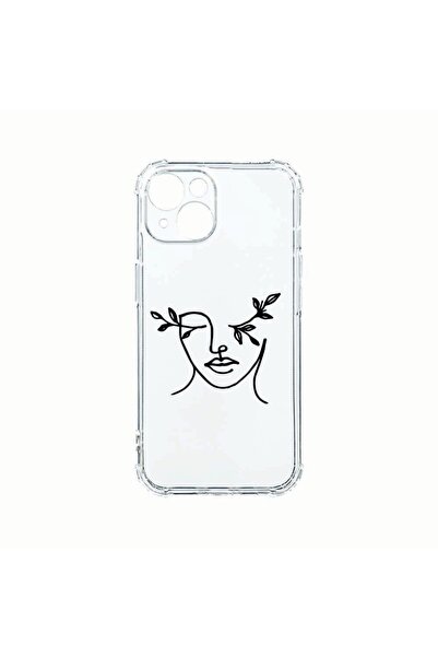 bestcase Husa Anti Shock din silicon, Compatibila Cu Apple iPhone 14, Woman A...