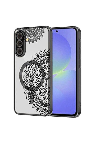 bestcase Πολυτελής Θήκη MagSafe, Συμβατή με Samsung Galaxy S24 FE, Ασπρόμαυρο...