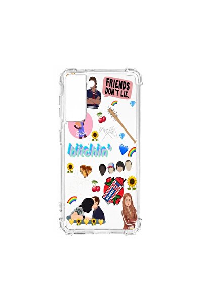 bestcase Husa Αντικραδασμική Θήκη Συμβατή με Samsung Galaxy S21, Οι φίλοι δεν...