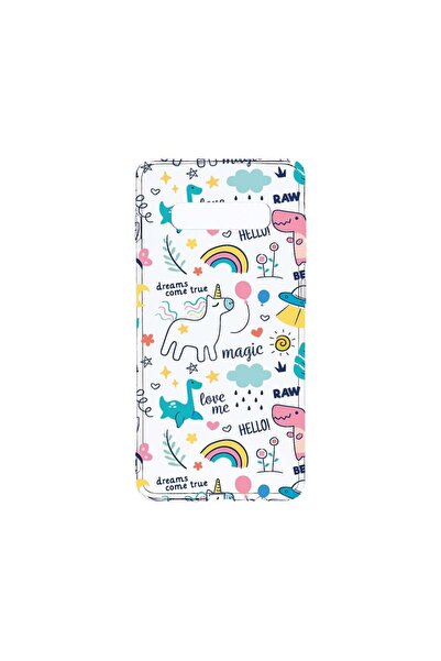 bestcase Διαφανής Θήκη Σιλικόνης 2MM, Συμβατή με Samsung Galaxy S10, Μονόκερο...