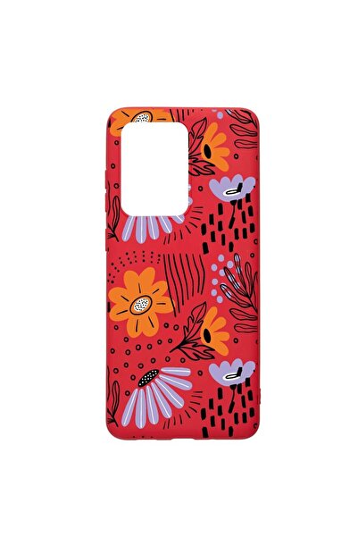 bestcase Θήκη Σιλικόνης Συμβατή με Samsung Galaxy S20 Ultra, Λουλούδια - Παστ...