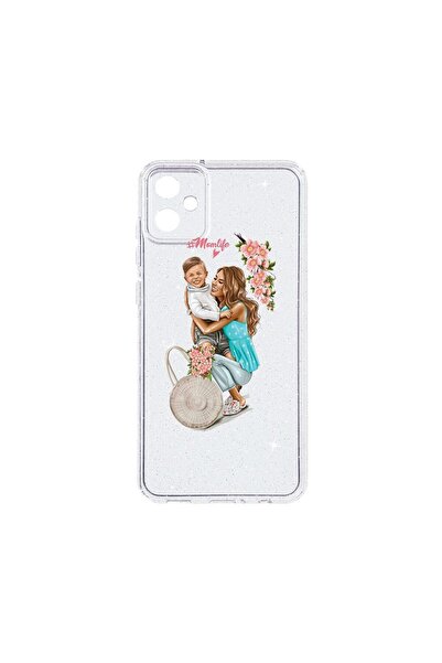 bestcase Θήκη Crystal Glitter 2MM, Συμβατή με Samsung Galaxy A05, Ζωή Μαμάς μ...