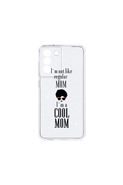 bestcase Θήκη Crystal Glitter 2MM, Συμβατή με Samsung Galaxy S22, Cool Mom, Α...
