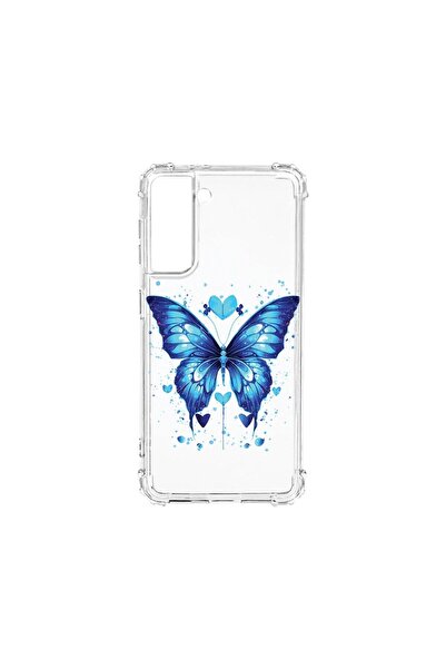 bestcase Husa Αντικραδασμική 1.5MM, Συμβατή με Samsung Galaxy S21, Μπλε Πεταλ...