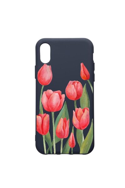 bestcase Θήκη Σιλικόνης Premium Συμβατή με Samsung Galaxy A01, Κόκκινα Τριαντ...