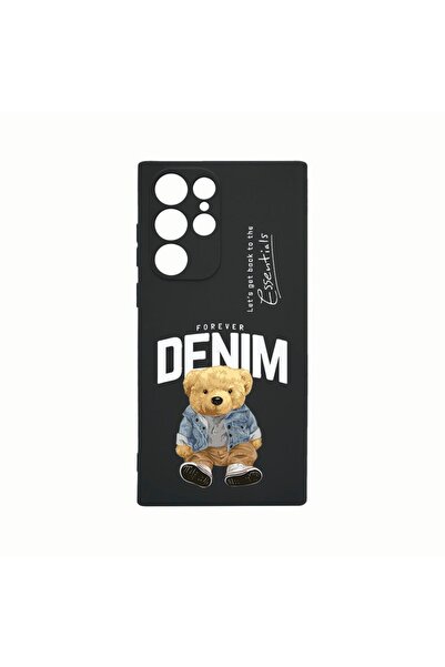 bestcase Θήκη Σιλικόνης, Συμβατή με Samsung Galaxy S22 Ultra, Σχέδιο Αρκουδάκ...