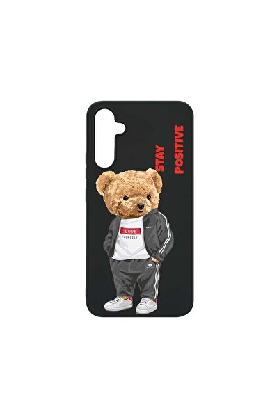 bestcase Θήκη, Συμβατή με Samsung Galaxy A34, Με σχέδιο  "Stay Positive - Ted...