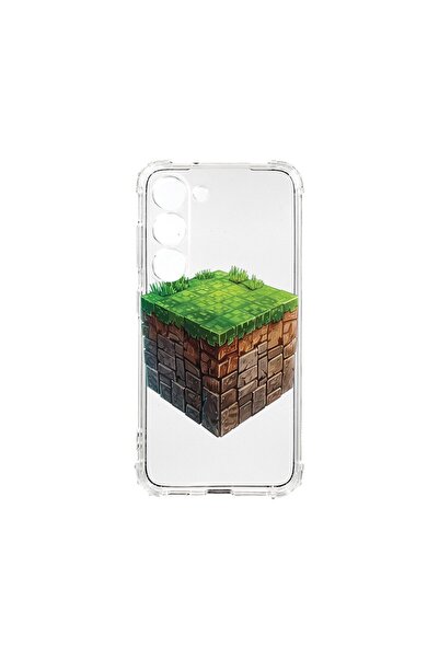 bestcase Husa Αντικραδασμική 1.5MM, Συμβατή με Samsung Galaxy S23, Minecraft ...