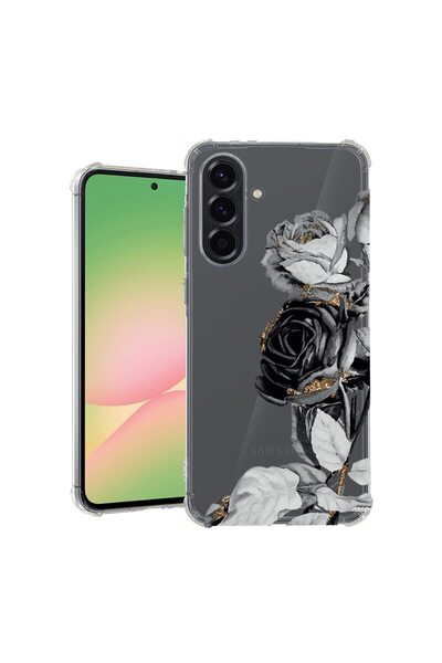 bestcase Θήκη για Samsung Galaxy A26, Αντικραδασμική 1.5MM, Μαύρο Ροζ, Προστα...