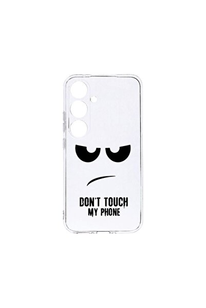 bestcase Διαφανής Θήκη Σιλικόνης 2MM, Συμβατή με Samsung Galaxy S24, Μην αγγί...