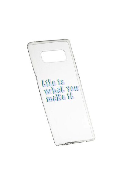 bestcase Προστατευτική θήκη με μήνυμα  "Η ζωή είναι... ", για Samsung Galaxy ...