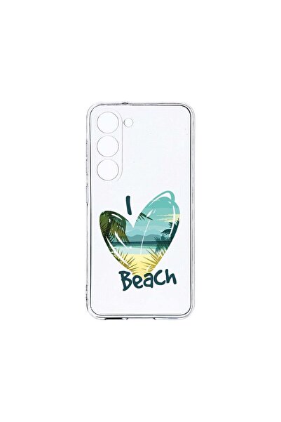 bestcase Διαφανής Θήκη Σιλικόνης 2MM, Συμβατή με Samsung Galaxy S23, Λατρεύω ...
