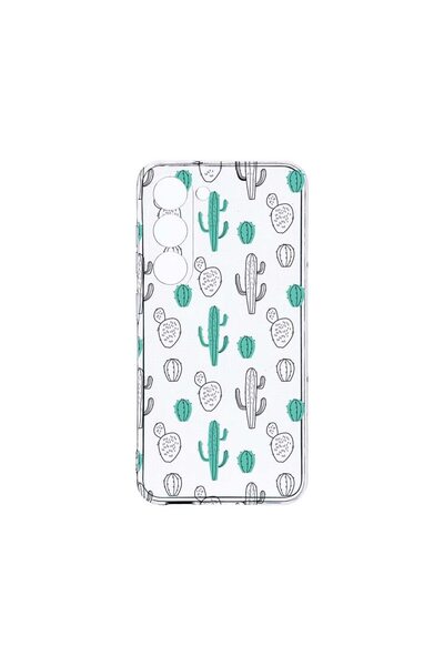 bestcase Διαφανής Θήκη Σιλικόνης 2MM, Συμβατή με Samsung Galaxy S23, Κάκτος, ...