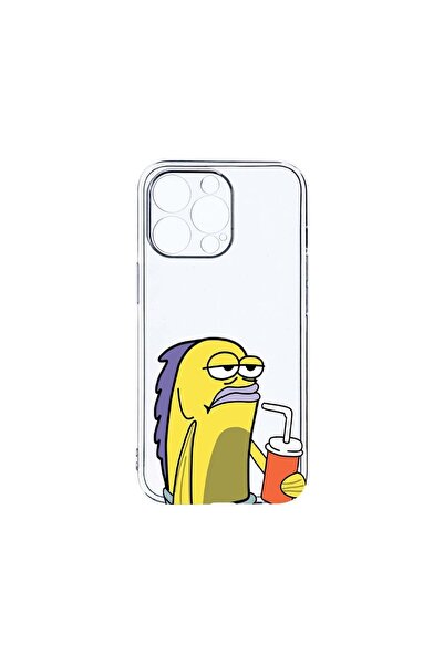 bestcase Διαφανής Θήκη Σιλικόνης 2MM, Συμβατή με Apple iPhone 13 Pro, Meme, Α...