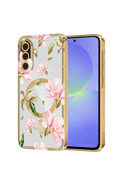 bestcase Πολυτελής Θήκη MagSafe, Συμβατή με Samsung Galaxy S24 Plus, Φλοράλ Σ...