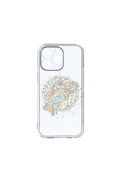 bestcase Διαφανής Θήκη Σιλικόνης 2MM, Συμβατή με Apple iPhone 14 Pro, Νέον Ψά...