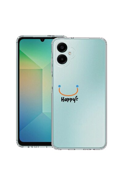 bestcase ¬Æ Husa pentru Samsung Galaxy A06 5G, Anti Shock 1.5MM, Be Happy, Pr...
