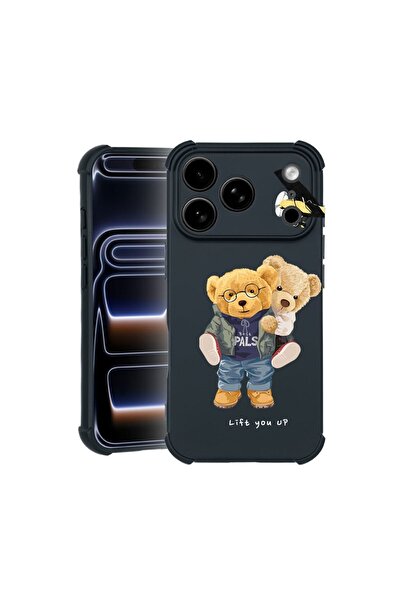 bestcase Θήκη TPU Pro Shock Συμβατή με Apple iPhone 17 Pro, με σχέδιο Αρκουδά...