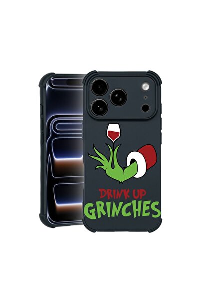 bestcase Husa TPU Pro Shock Compatibila cu Apple iPhone 17 Pro, cu Design Gri...