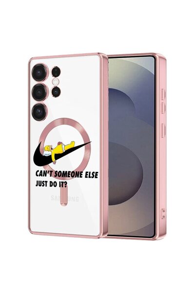 bestcase Πολυτελής Θήκη MagSafe, Συμβατή με Samsung Galaxy S24 Ultra, Simpson...