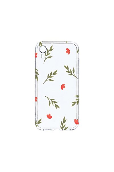bestcase Διαφανής Θήκη Σιλικόνης 2MM, Συμβατή με Apple iPhone XR, Λουλούδια, ...