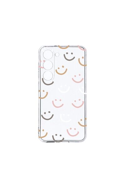 bestcase Διαφανής Θήκη Σιλικόνης 2MM, Συμβατή με Samsung Galaxy S23, Smile Pl...