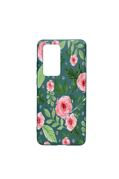 bestcase Husa Silicon Flowers, Pastel colors, compatibila cu Samsung Galaxy M...