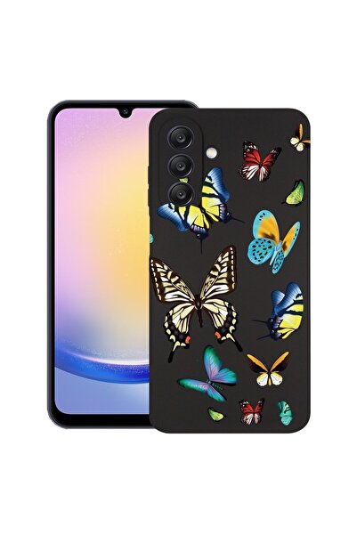 bestcase Θήκη για Samsung Galaxy A36, Πεταλούδες σε όμορφα χρώματα, Λεπτή σιλ...