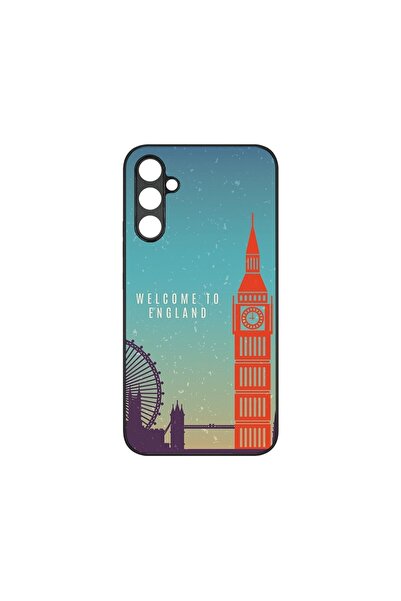 bestcase Λεπτή Γυάλινη Θήκη, Συμβατή με Samsung Galaxy A04s, Λονδίνο, Χρώματα...