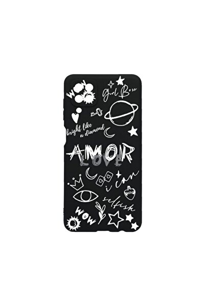 bestcase Λεπτή Θήκη Σιλικόνης 0.8MM, Συμβατή με Samsung Galaxy M12, Goth Love...