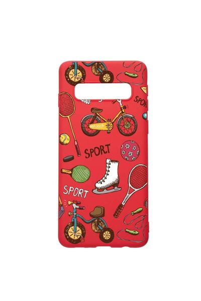 bestcase Θήκη σιλικόνης συμβατή με Samsung Galaxy S10 Plus, Καλοκαιρινά Αθλήμ...