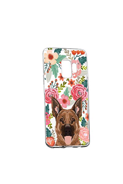bestcase Θήκη Σκύλος και Λουλούδια, για Samsung Galaxy S9 Plus, ανθεκτική στη...