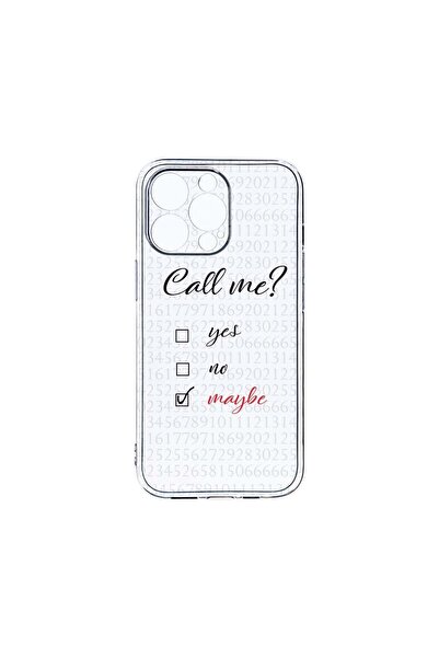 bestcase Husa Clear Silicon 2MM, Compatibilă cu Apple iPhone 14 Pro, Call Me,...