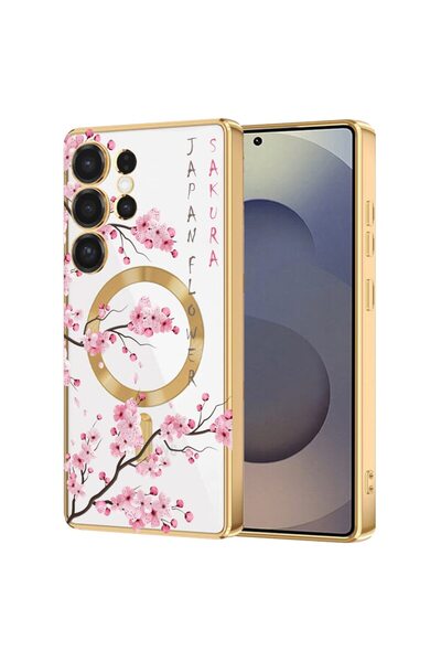 bestcase Πολυτελής Θήκη MagSafe, Συμβατή με Samsung Galaxy S24 Ultra, Κομψό Σ...